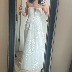 Romantic Floral Wedding Gown